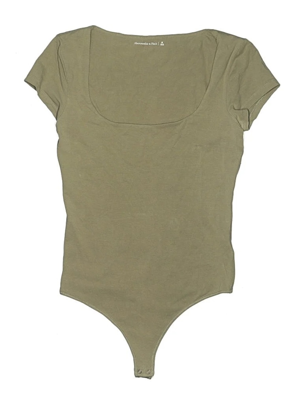 Abercrombie & Fitch Green Scoop Neck Bodysuit